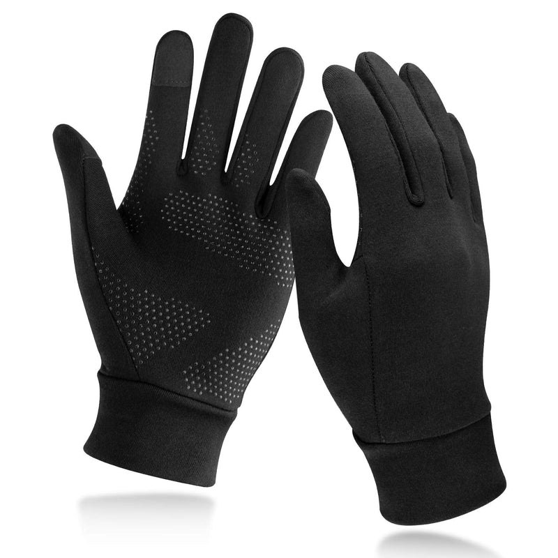 Unigear Lightweight Running Gloves, Touch Screen Anti-Slip Warm Gloves Liners for Cycling Biking Sporting Driving for Men Women Medium - NewNest Australia