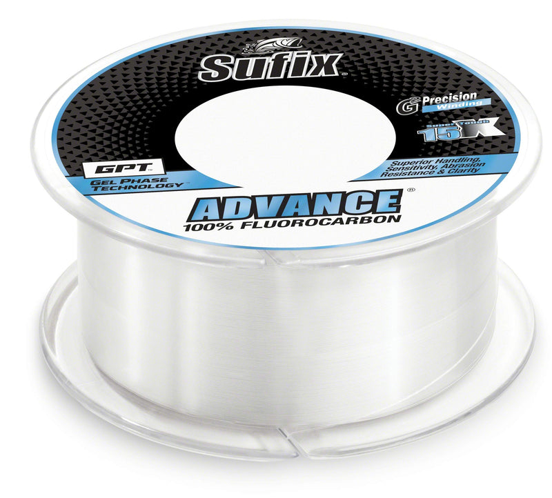 Sufix Advance Fluorocarbon Filler Spool 200 Yards 12 Pound - NewNest Australia