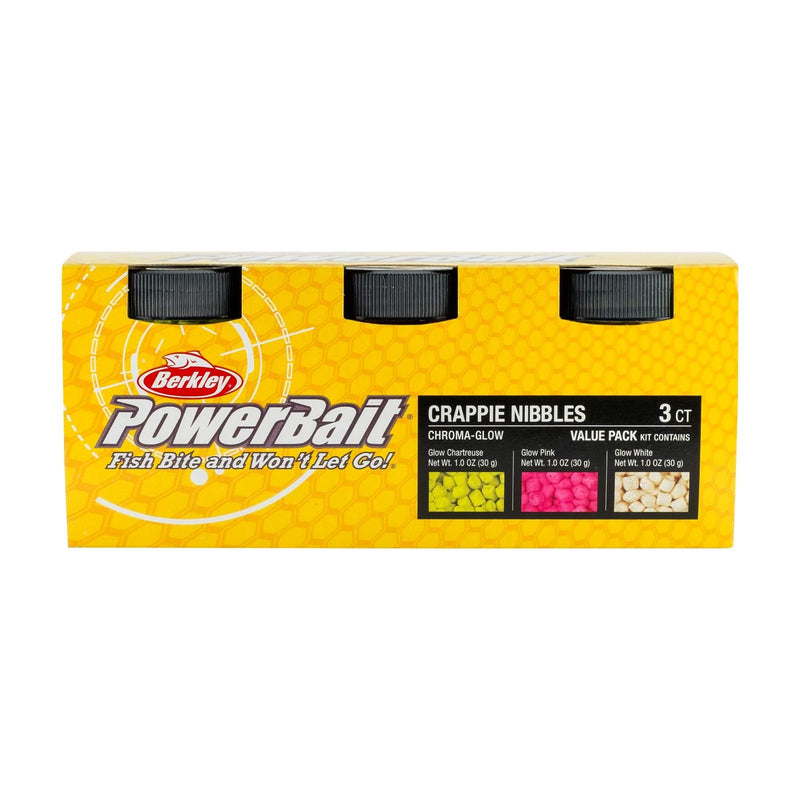 Berkley PowerBait ChromaGlow Crappie Nibble Fishing Dough Bait Assortment Assorted - NewNest Australia