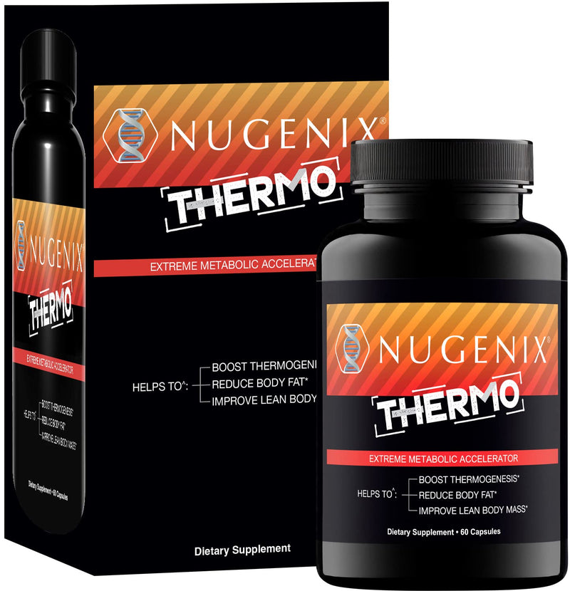 Nugenix Thermo - Thermogenic Fat Burner Supplement for Men, Extreme Metabolic Accelerator, 60 Count - NewNest Australia