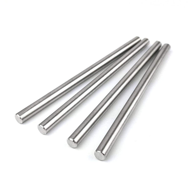 4PCS 8x150mm Stainless Steel Round Rods Dowel Pin Shelf Support Pin Fasten Elements, Shelf Bracket Pegs Cabinet Furniture Shelf Pins Support for DIY Shelving Supports - NewNest Australia