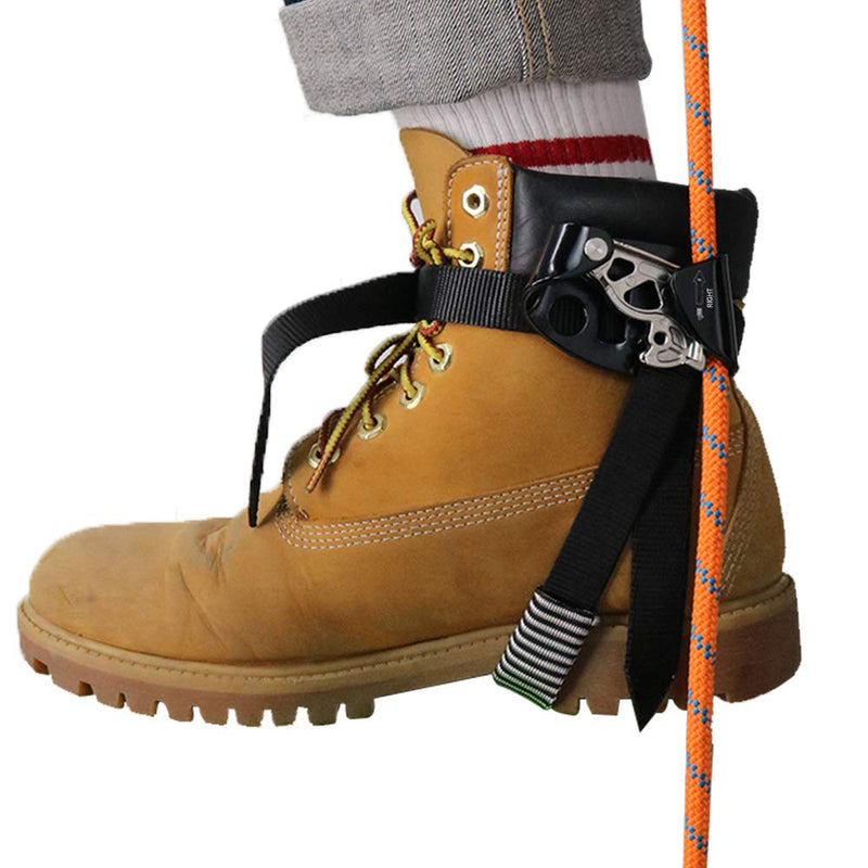 NewDoar Foot Ascender Riser Rock Climbing Mountaineering Equipment Climbing Device Right Black - NewNest Australia