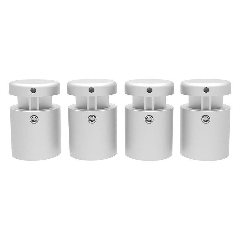 4-way Metal Sign Standoff Fixing Hub for Poster,Signage (without hole in panel) ,⌀25x25mm-Pack of 4 units ⌀25x25mm - NewNest Australia