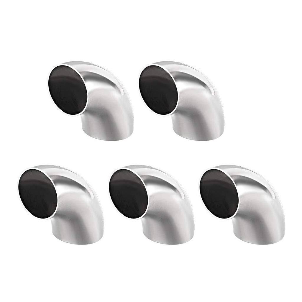uxcell Stainless Steel 304 Pipe Fitting Long Radius 90 Degree Elbow Butt-Weld 1-1/4-inch OD Pipe Size 5pcs - NewNest Australia