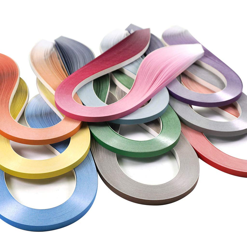 JUYA Paper Quilling Gradient Series Set 10 Colors QP388 (10 Packs Individual, Width: 3mm) 10 Packs Individual Width: 3 mm - NewNest Australia