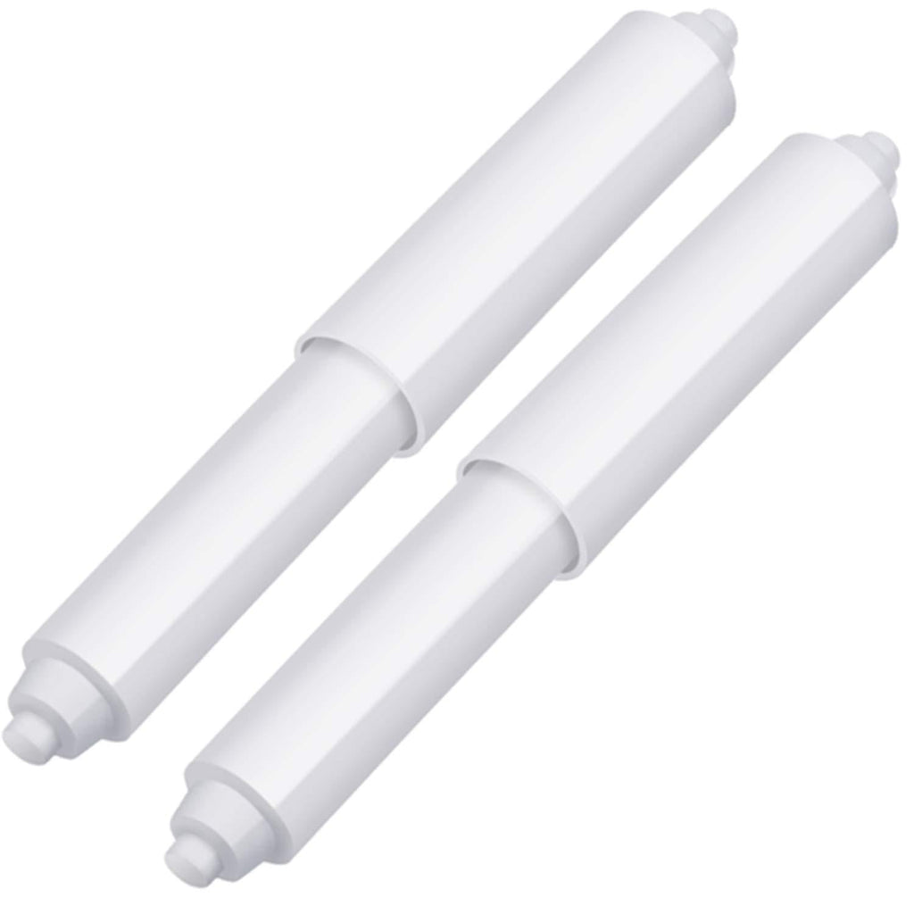 Shappy Toilet Paper Holder Roller White Replacement Plastic Spring Loaded（2 Pack） - NewNest Australia