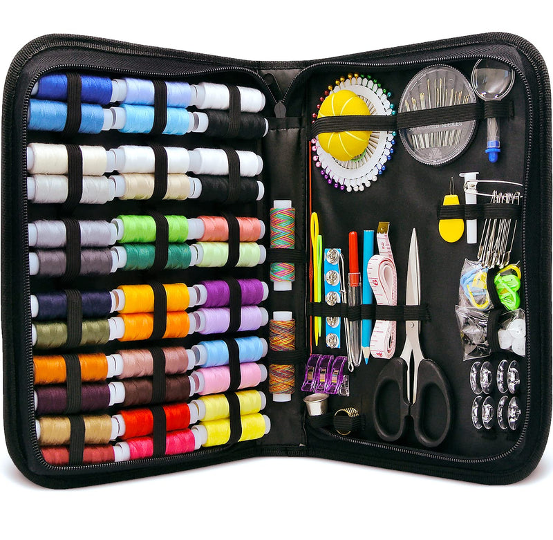 VelloStar Premium Sewing KIT for Adults - Easy to Use Sewing Supplies & 38 XL Color Threads, a Needle and Thread Kit for Small Fixes Around The House, Emergency Hand Sewing Repair Kit for a Quick Fix - NewNest Australia