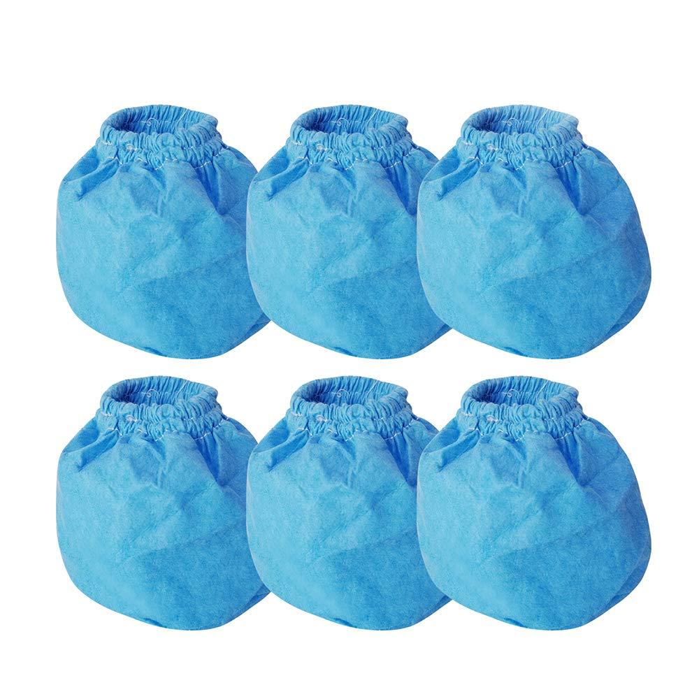 Smilefil VRC2 Cloth Filter Replacements for Vacmaster 1.5 to 3.2 Gallon Wet/Dry Vacuums, 6 Pack - NewNest Australia