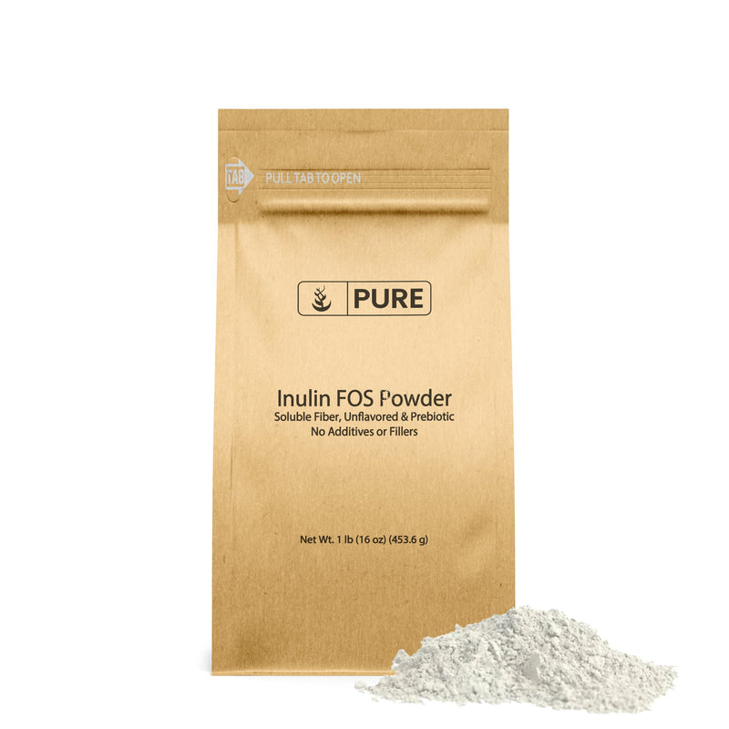 Pure Original Ingredients Inulin FOS Powder (1 lb) Always Pure, No Fillers Or Additives, Lab Verified 1 Pound (Pack of 1) - NewNest Australia