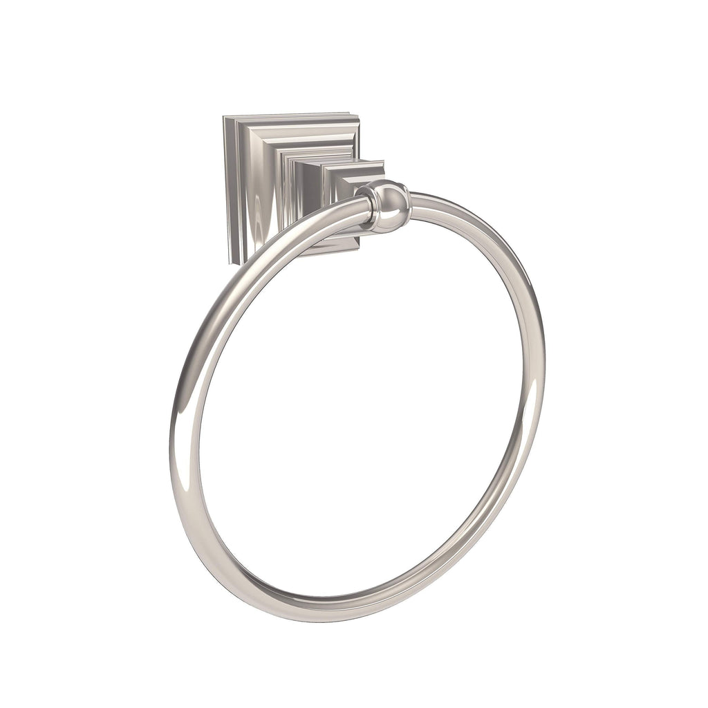 Amerock Markham 6-7/8 in (175 mm) Length Towel Ring in Polished Chrome - 1 Pack - NewNest Australia