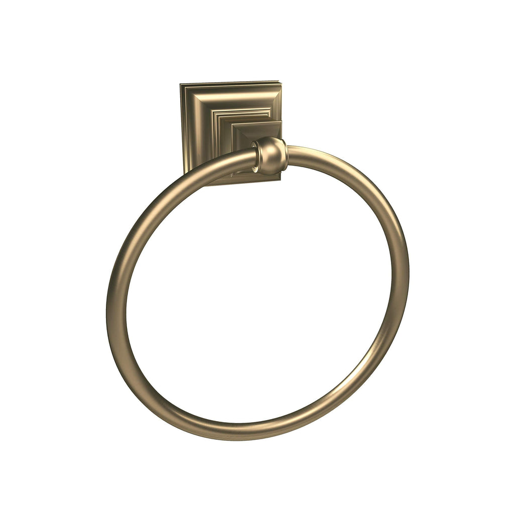 Amerock Markham 6-7/8 in (175 mm) Length Towel Ring in Golden Champagne - 1 Pack - NewNest Australia