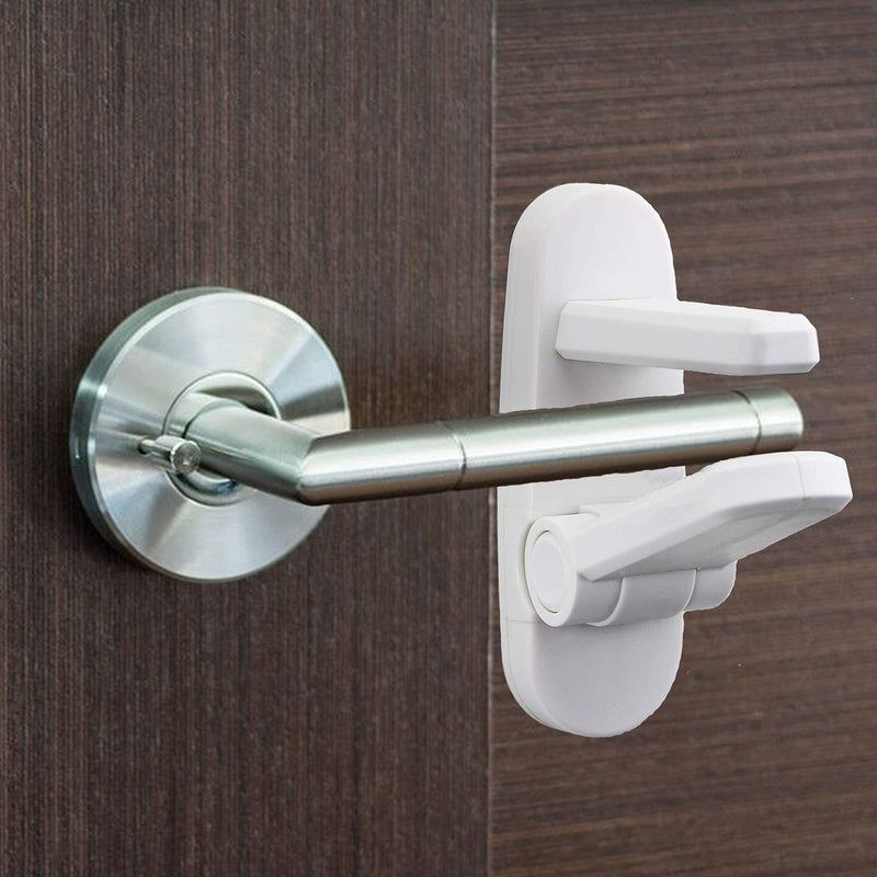 Door Lever Baby Safety Lock - Prevent Little Kids from Opening Doors with A Child Proof Door Handle Lock - 3M Adhesive - NewNest Australia