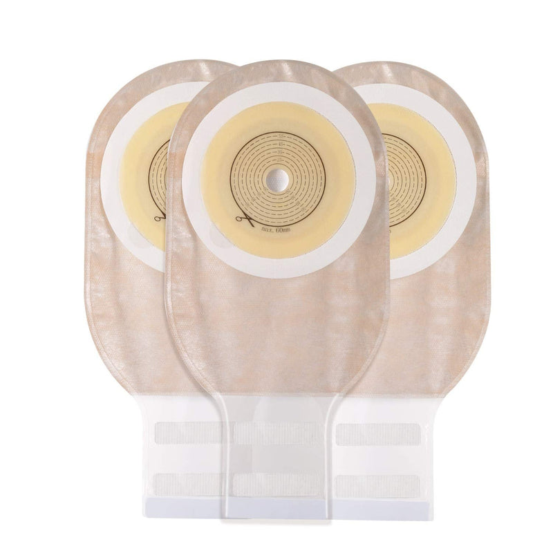 KONWEDA 20 PCS Colostomy Bags, Ostomy Supplies,One Piece Drainable Ostomy Pouch for Ileostomy Stoma Care, Cut-to-Fit - NewNest Australia
