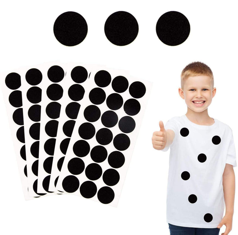 Iceyyyy 100+ Pieces Black Adhesive Felt Circles, Black Self-Adhesive Felt Sticker for Halloween DIY Projects, Professional Craft Finishing (1 Inch) 1 100Pcs(1 Inch) - NewNest Australia