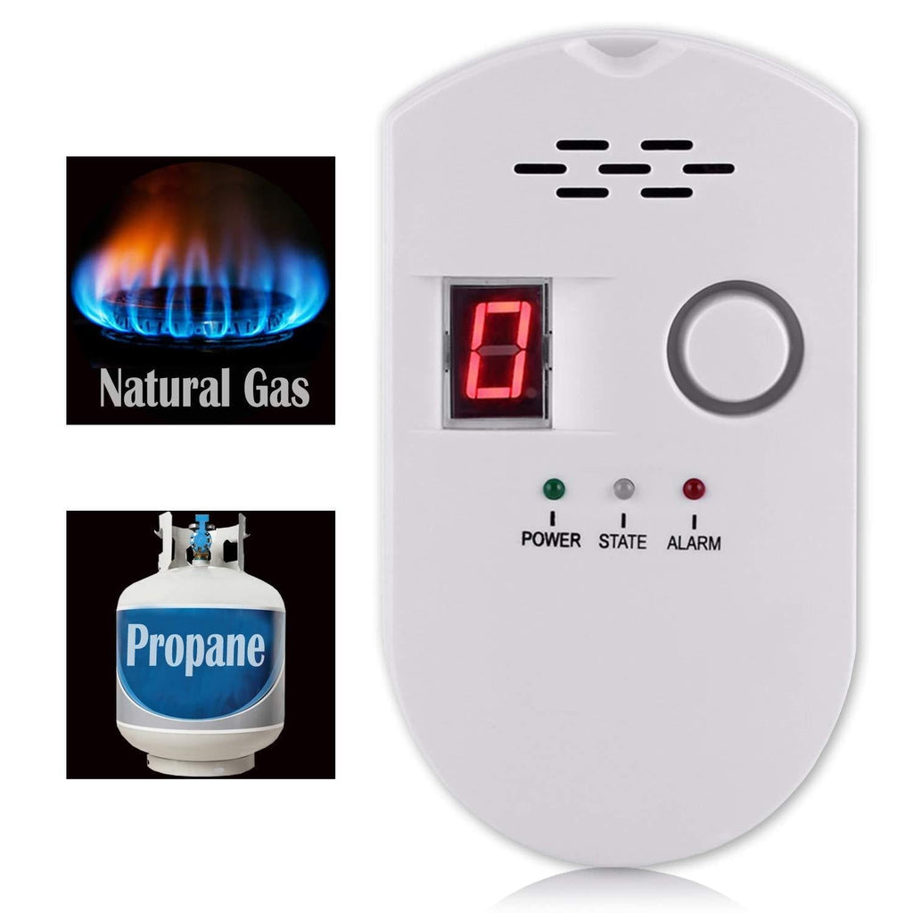 Natural Gas Detector, Propane Detectors for Home,Natural Gas Propane Leak Alarm for Home Kitchen, High Sensitivity Natural Gas Propane Leak Detection White - NewNest Australia