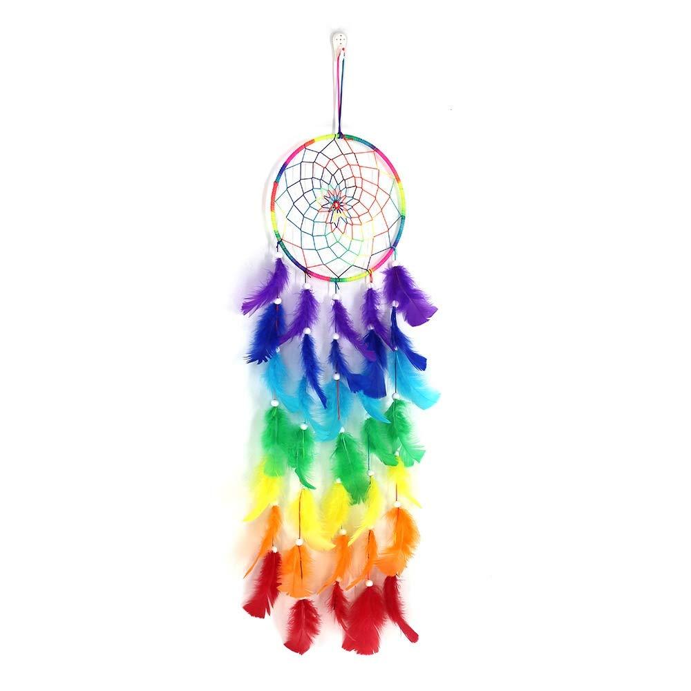 NewNest Australia - Tellpet Dream Catchers for Kids Gift, Rainbow Dream Catcher Wall Hanging Decor, Boho Dreamcatcher Boho-rainbow 