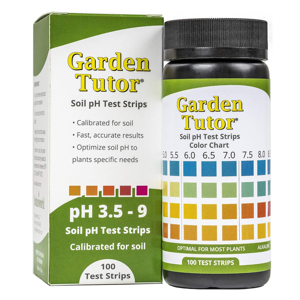 Garden Tutor Soil pH Test Strips Kit (3.5-9 Range) 100 Tests - NewNest Australia