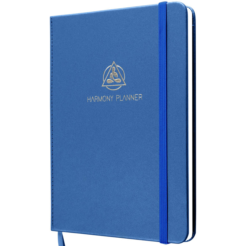 Harmony Goal Planner - A 12 Month Journey to Bring Harmony in Your Life, Increase Productivity, Passion, Success & Happiness - Life Planner, Habit-Tracker, Gratitude Journal & Organizer Dark Blue - NewNest Australia