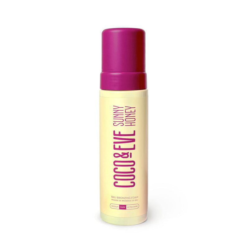 Coco & Eve Sunny Honey Bali Bronzing Self Tanner Mousse - All Natural Sunless Tanning Mousse | Instant Self Tanning Lotion with Bronzer and Skin Moisturizer (Dark) Dark - NewNest Australia