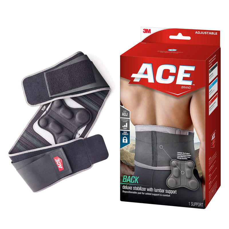 ACE Deluxe Back Stabilizer, with Lumbar Support, Back Brace, Doctor Developed, Adjustable, Helps with Herniated Discs and Sciatica - NewNest Australia