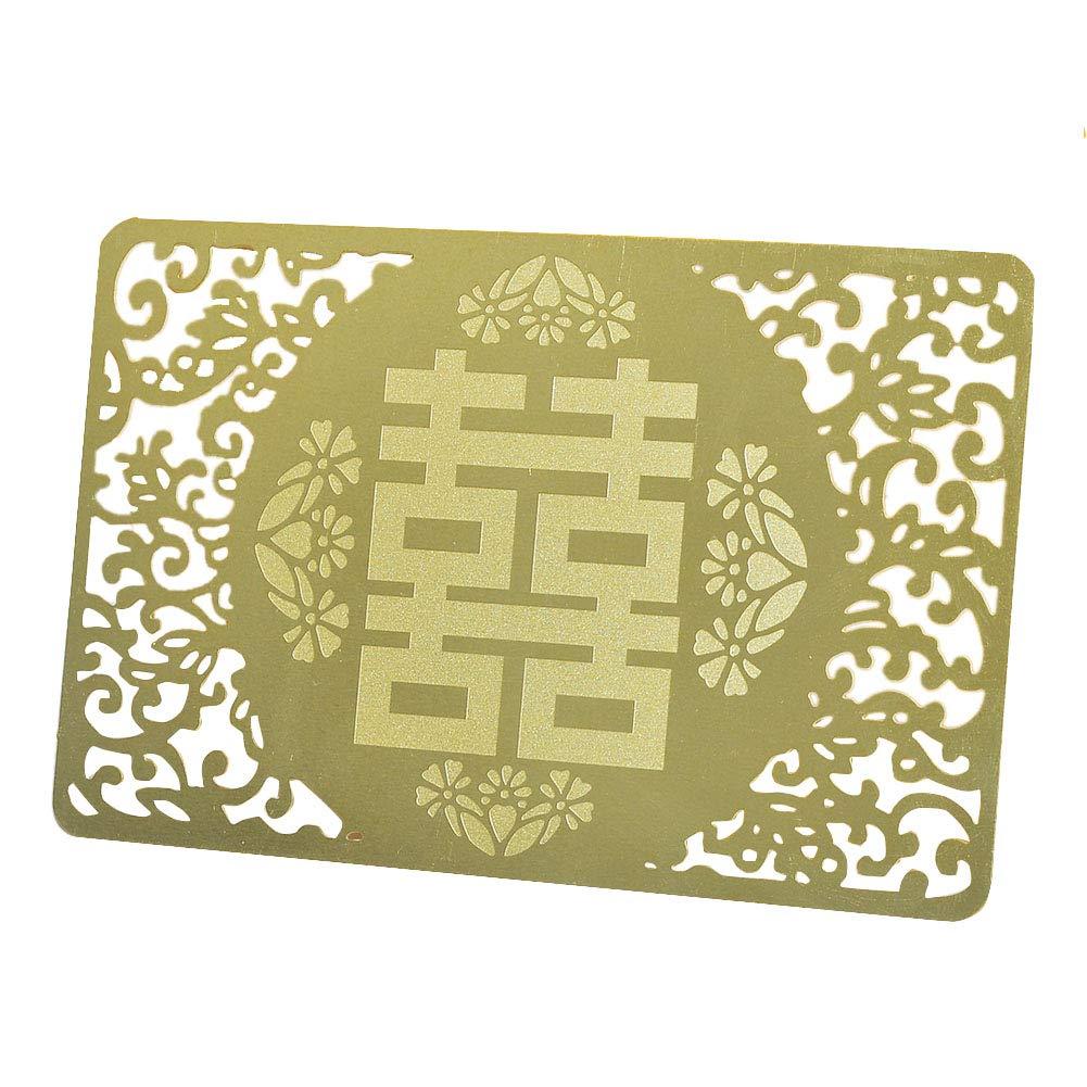 NewNest Australia - Feng Shui Love &Happiness Talisman Golden Card W4127 