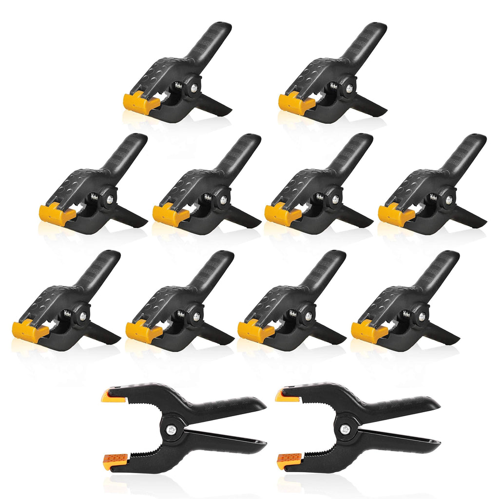 Emart Heavy Duty Spring Clamps 4.5 inch 12 Pack, Photo Booth Backdrop Clips for Muslin, Paper, Photo Background Support, Photography Studio - NewNest Australia