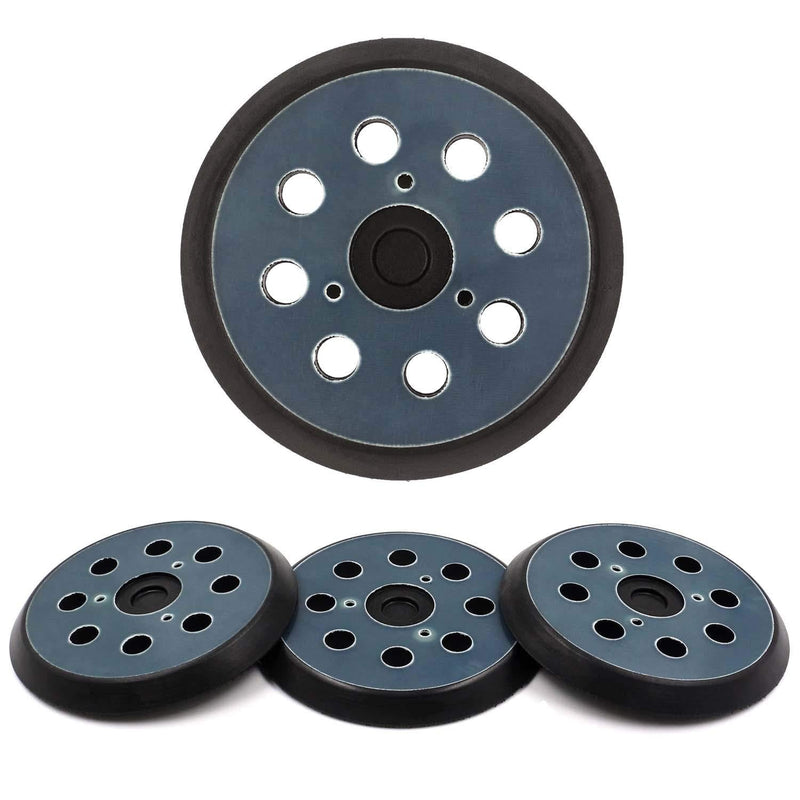 AxPower 4 Packs 5 inch 8 Hole Replacement Sander Pads 5" Hook and Loop Sanding Backing Plates for Makita 743081-8 743051-7, DeWalt 151281-08 DW4388, Porter Cable, Hitachi 324-209 - NewNest Australia