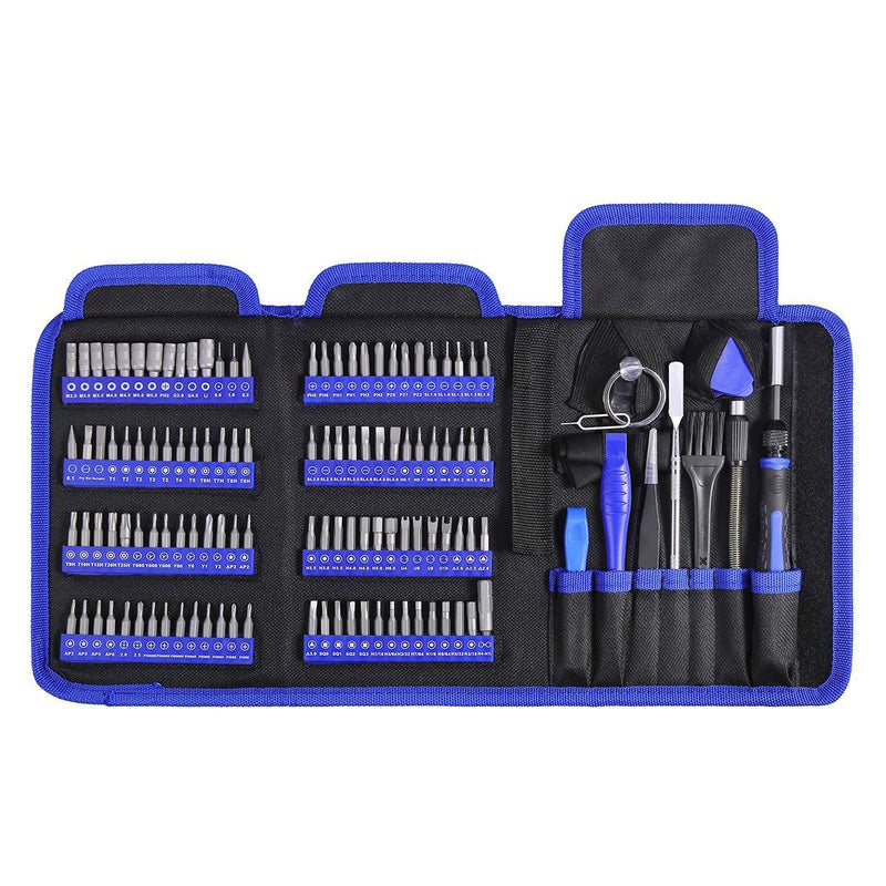 ORIA Precision Screwdriver Kit, 126 in 1 Screwdriver Set, Magnetic Driver Kit for Mobile Phone, Smartphone, Game Console, Tablet, PC 126 PCS - NewNest Australia
