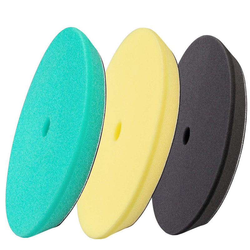 3pcs 5 inch Polishing Pads, 5'' Orbital Buffer Pads Hook and Loop Buffing Pads, Foam Polish Pad for Compounding, Polishing and Waxing, for 5'' Backing Plate - NewNest Australia