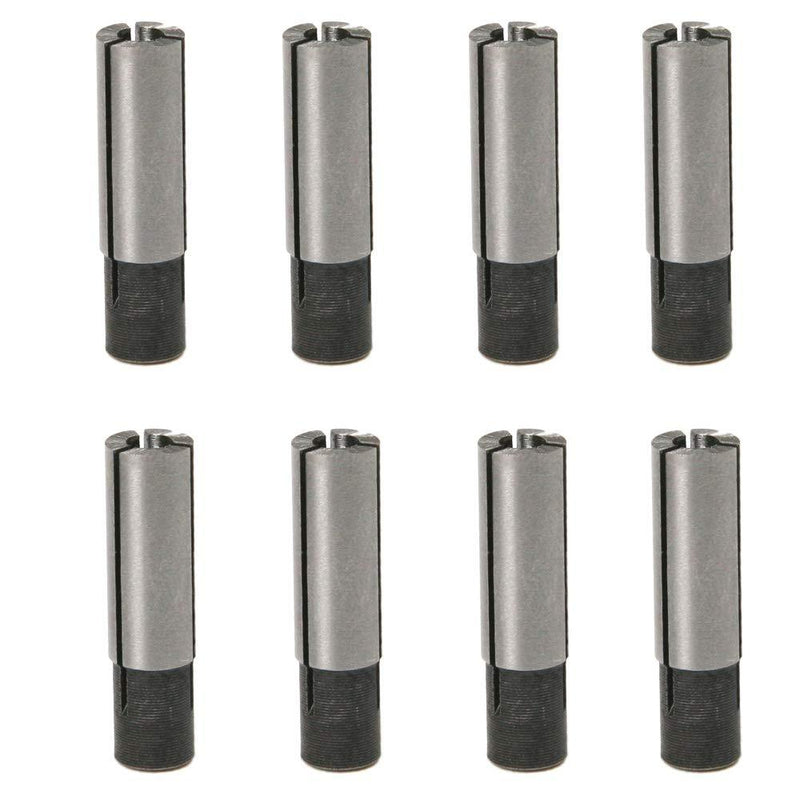 8pcs 1/4" to 1/8" Precision Engraving Bit CNC Router Tool Adapter Convert for Engraving Machine ER Collet - NewNest Australia