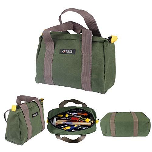 Multifunction Waterproof Oxford Canvas Hand Tool Storage Carry Bags Portable Pliers Metal Toolkit Parts Hardware Parts Organizer (A3 (16inch)) A3 (16inch) - NewNest Australia