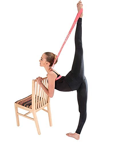 SuperiorBand - Ballet Stretch Band for Dance & Gymnastics Training. Includes Instructional Videos. Pink - NewNest Australia