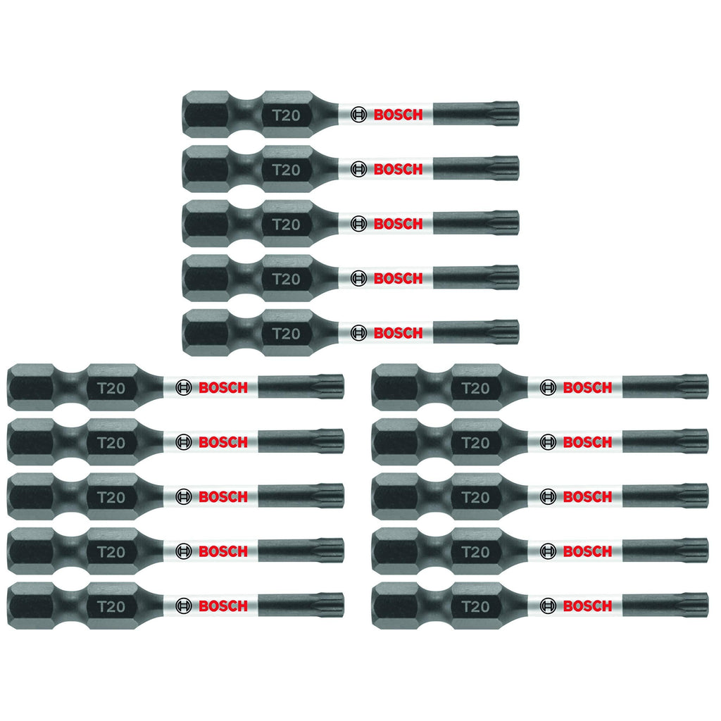 BOSCH ITT20215 15 pc. Impact Tough 2 In. Torx #20 Power Bits - NewNest Australia