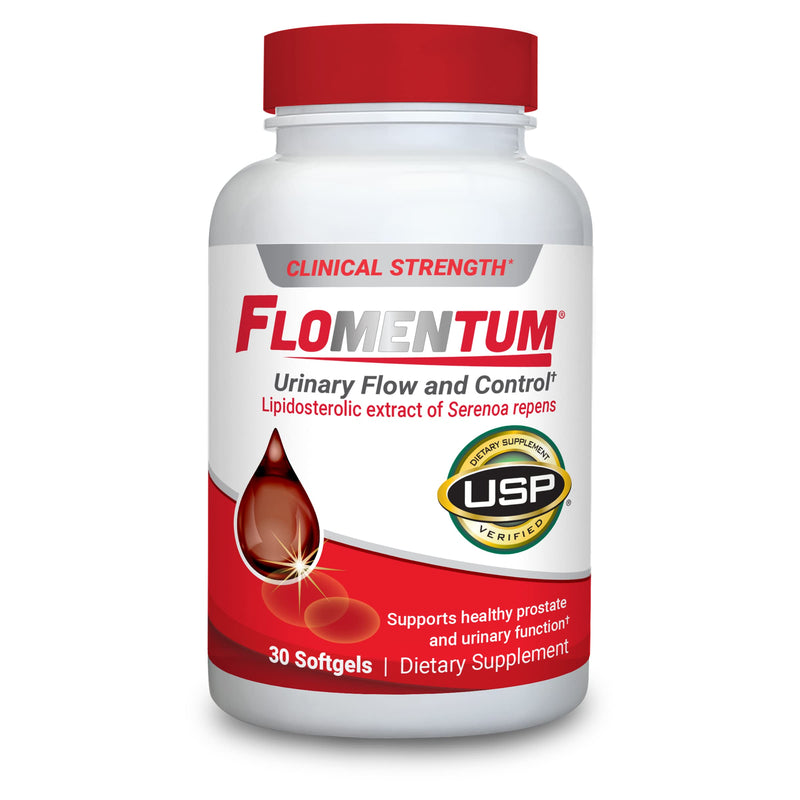 Flomentum® USP Verified Saw Palmetto Prostate Supplement for Men - Supports Healthy Urinary Function - Clinical Strength Extract- (30 Count) 30 Count (Pack of 1) - NewNest Australia