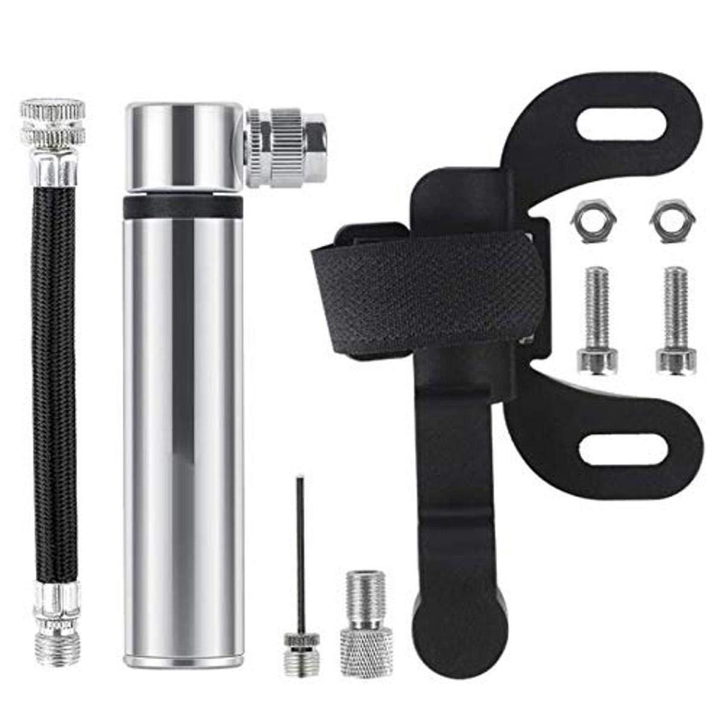 Mini Bike Pump-Small Pocket Bike Pump-2019 Pressure Air Pump-Bike Tire Pump-Mounted on A Bike Frame（White） White - NewNest Australia