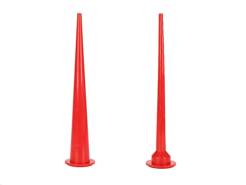 Caulking Nozzle for Sausage Caulking Gun, Reusable Caulk Nozzle Applicator, Durable Epoxy Piston Caulk Cap, Replacement Extension Tool Supplies Applied in the Construction (Red-2Pack) Red-2Pack - NewNest Australia
