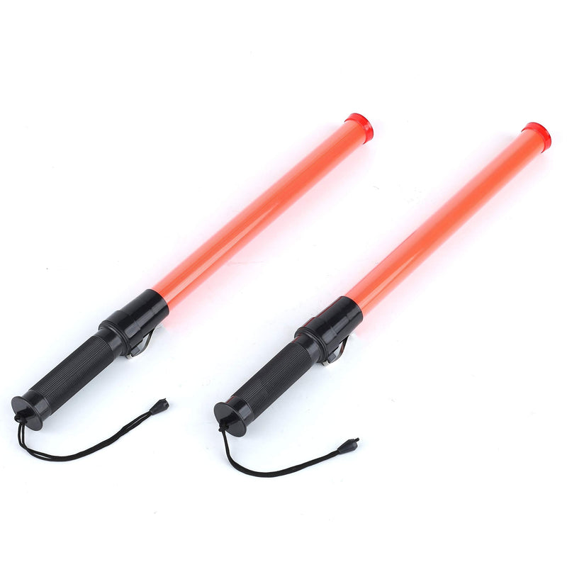 E-riding 21 inch Signal Traffic Safety Baton 2 Pieces Led Light Traffic Wands with 2 Flashing Modes for Parking Guides, Using 2 C-size batteries (Not included) - NewNest Australia