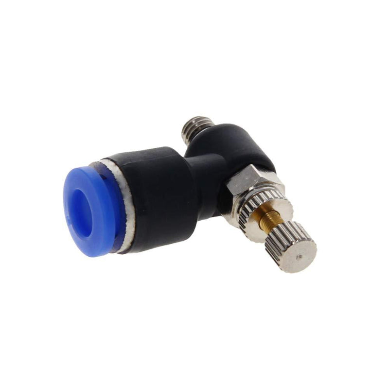 Othmro Air Pneumatic 5mm Male Thread to 6mm Push in Connect Tube Fitting Coupler Speed Controller Valve 1PCS 1PCS 6mm 5mm - NewNest Australia