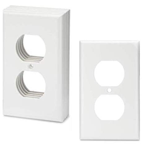 Bates- White Outlet Covers, Wall Plates, Pack of 12, Electrical Outlet Cover Plates, Wall Plates for Outlets, Electric Outlet Covers, Wall Plate Cover, Outlet Plate, Plug Cover, Outlet Covers, Power - NewNest Australia