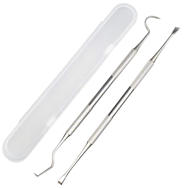 Professional Dental Tools, Langsum Stainless Steel Teeth Cleaning Tools for Dentist, Personal Using, Pets, Dental Hygiene Kit with Dental Scaler Pick, Tooth Tartar Scraper Remover and Storage Box - NewNest Australia