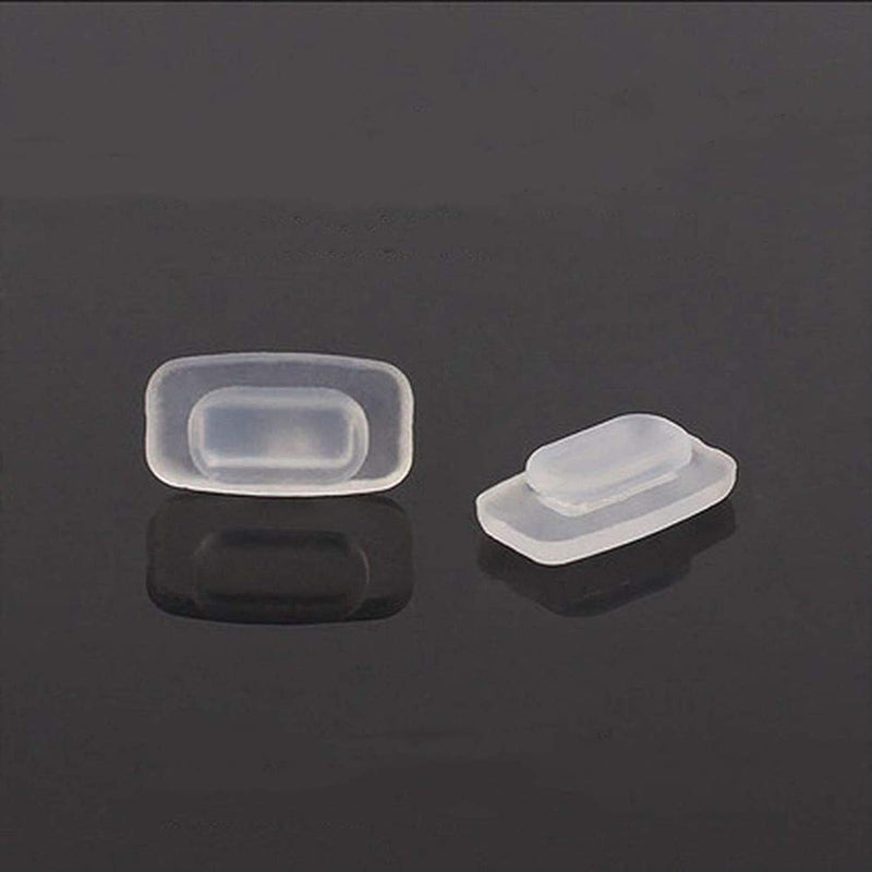 Push-in Eyeglasses Nose Pads,BEHLINE 5 Pairs Snap in Glasses Nose Piece for Eye Glasses Sunglasses,Replacement for Costa Maui Frames,Soft Silicone Nose Bridge Pads,Anti-Slip Nose Guards(11mm,Square) - NewNest Australia