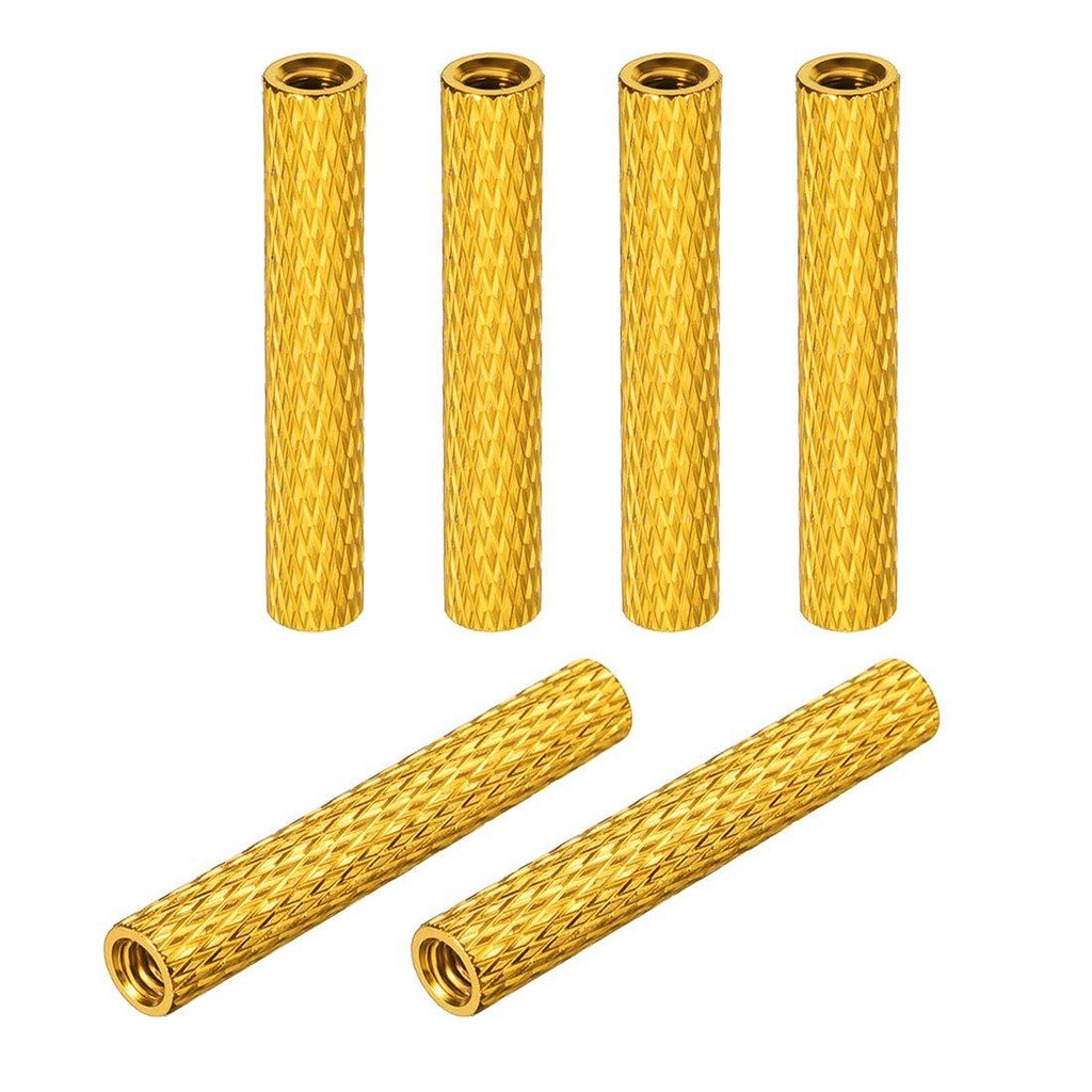 uxcell M3x30mm Aluminum Standoff with Mesh Texture Column Spacer for RC Airplane FPV Quadcopter CNC Golden 6pcs - NewNest Australia