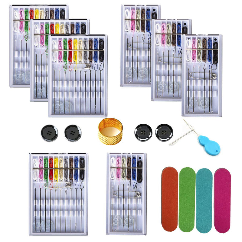Y-Axis 8 Boxes Home and Travel Quick Fix Sewing Kit Pre Threaded Needle Kit - NewNest Australia