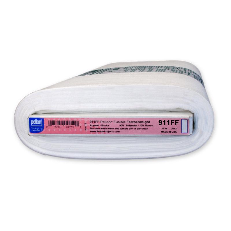 Pellon 911FF Fusible Featherweight Interfacing 20" x 10 yards Bolt White Each - NewNest Australia