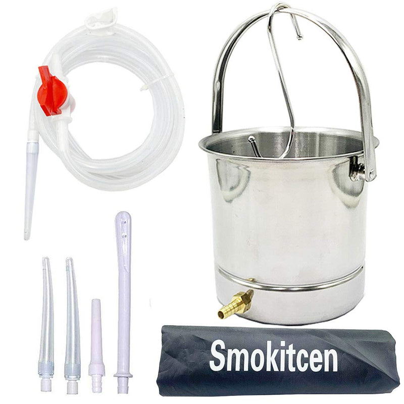 Smokitcen Coffee Enema Bucket Kit Stainless Steel 2 Quart Capacity for Cleansing Detox Enemas - NewNest Australia