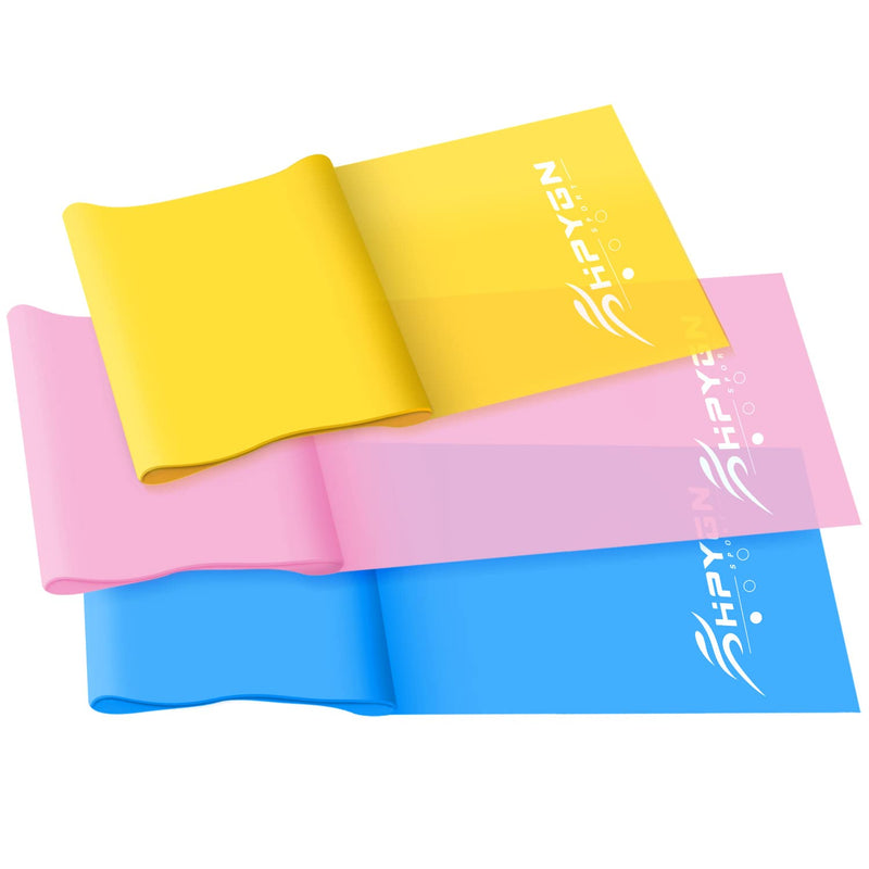 Resistance Bands, HPYGN Exercise Bands for Physical Therapy Set, Strength Training, Yoga, Pilates, Stretching, Non-Latex Elastic Band with Different Strengths,Workout Bands for Home - NewNest Australia