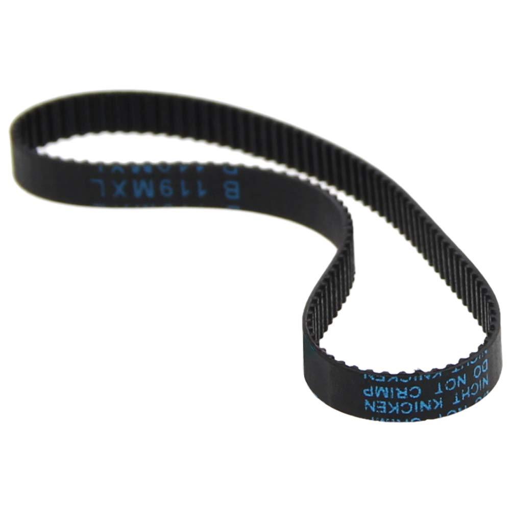 Fielect 1Pcs 95MXL Timing Belt Power Grip Cogged Toothed Timing Belt Black Rubber 241.81mm Length 6mm Width 119 Teeth 2.032mm Pitch 119 Teeth，241mm Length For 95MXL - NewNest Australia