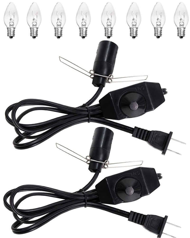OHLGT Salt Lamp Cord Replacement A2 5 Feet Cord With Metal Clip - NewNest Australia
