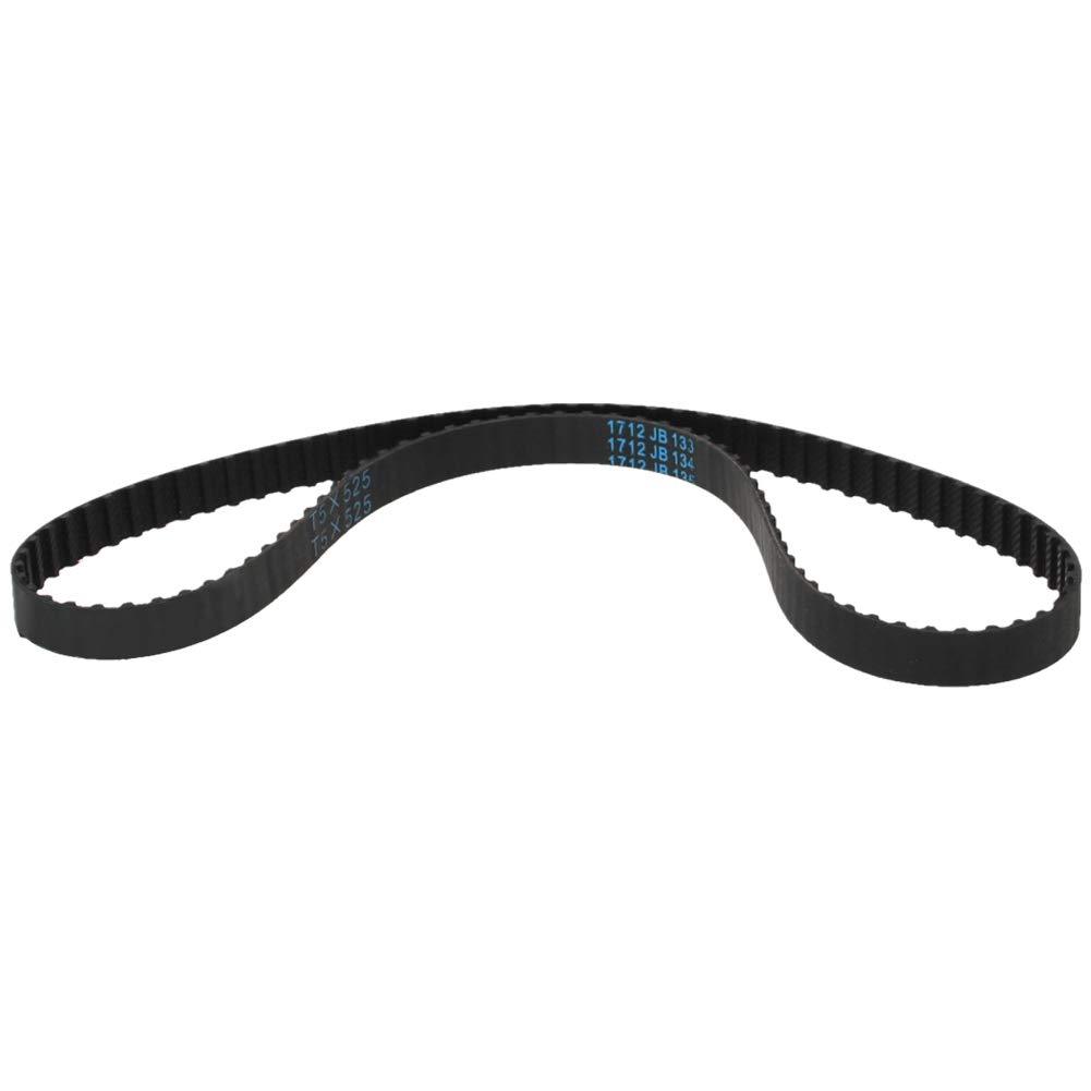 Fielect 1Pcs T5-525 Timing Belt Power Grip Cogged Toothed Timing Belt Black Rubber 525mm Length 10mm Width 105 Teeth 5mm Pitch 105 Teeth 525mm Length For T5-525 - NewNest Australia