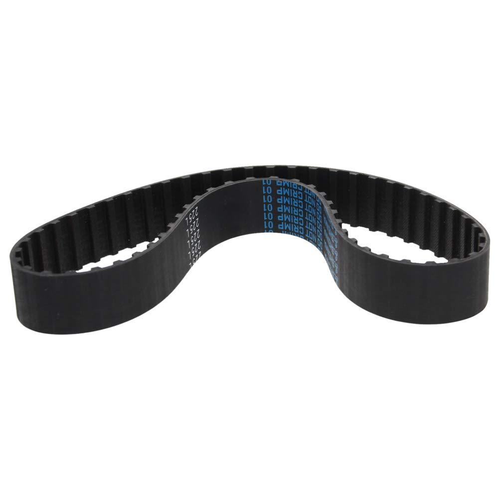 Fielect 1Pcs 225L Timing Belt Power Grip Cogged Toothed Timing Belt Black Rubber 571.5mm Length 25mm Width 60 Teeth 9.525mm Pitch 60 Teeth 571mm Length For 225L - NewNest Australia